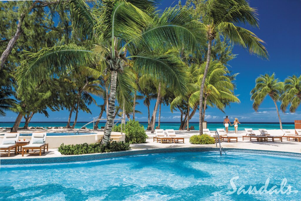 sandals pool